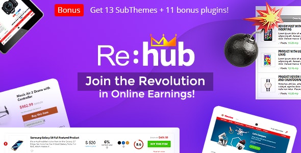 [Nulled] REHub v14.9.4.4 - Price Comparison, Business Community