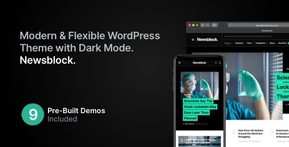 [Nulled] Newsblock v1.1.4 - News & Magazine WordPress Theme with Dark Mode