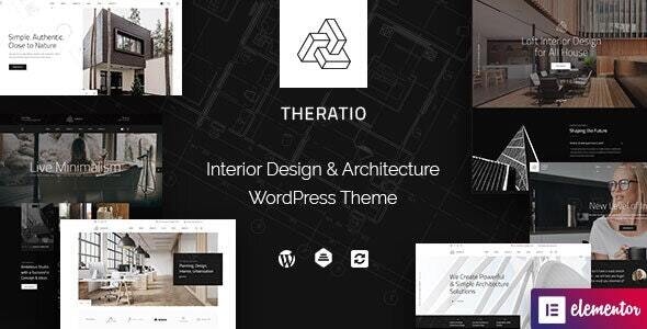 [Nulled] Theratio v1.1.4.3 - Architecture & Interior Design Elementor WordPress Theme